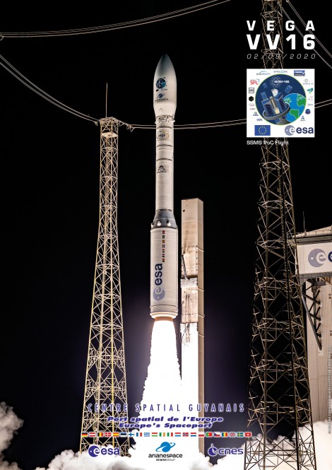 VV16 liftoff with NEMO-HD on board.